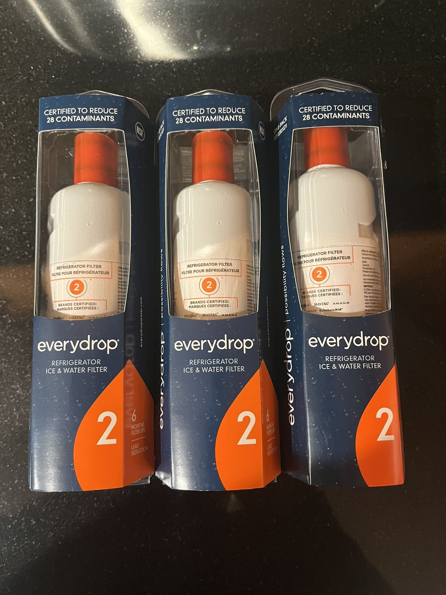 Set Of 3 Refrigerator Water Filters