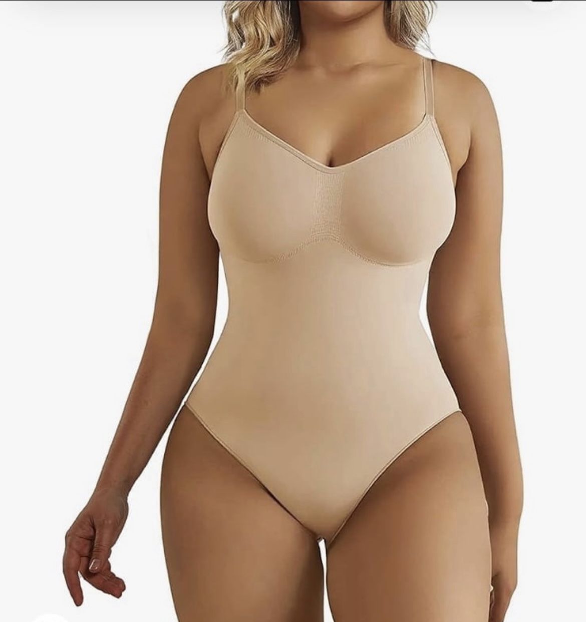 Bodysuit Tummy Control Shapewear Thong Body Shaper 2XL. (T)