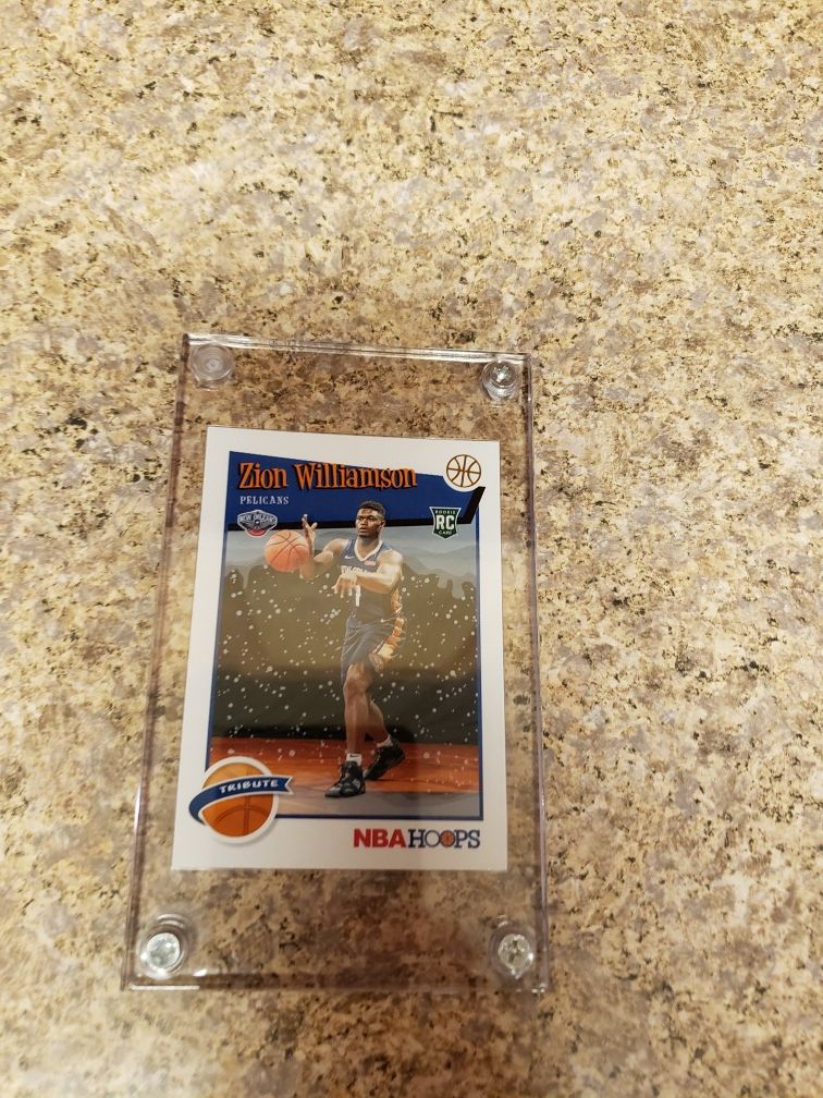 Zion Williamson Rookie Card NBA Hoops