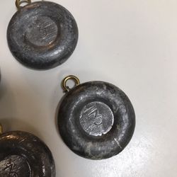 Fishing Weights Disc Sinkers - 3 Oz