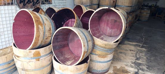 Half Wine Barrels