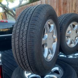 17" Oem Gmc Denali rims and tires