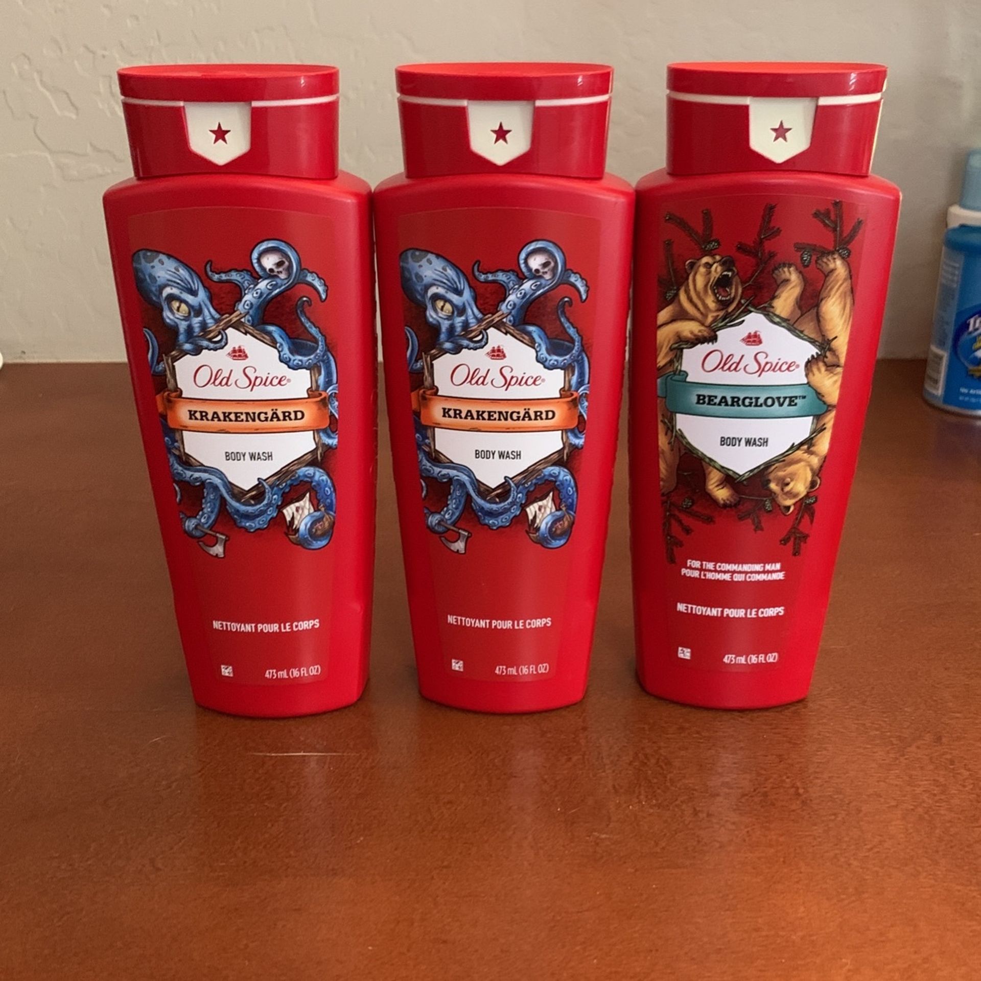 3 Old Spice Body Washes