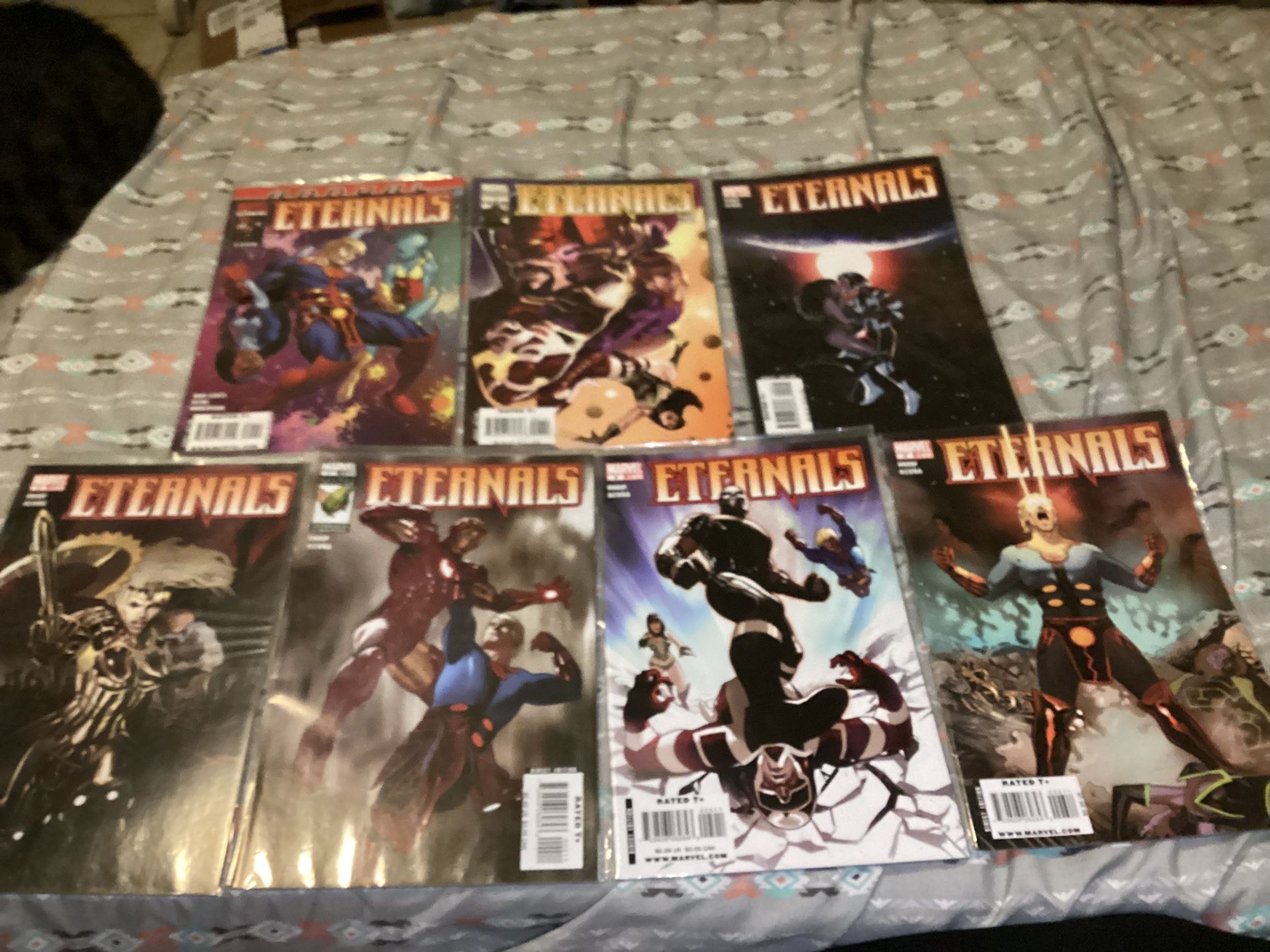 Marvel The Eternals comic book lot of 7 #1 & #1-6