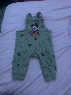 Disney Baby Mickey Mouse Overalls - Newborn NB