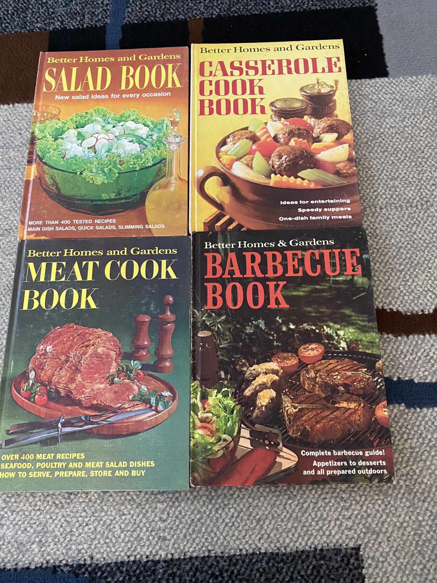4 Vintage Betters Homes and Gardens Cookbooks