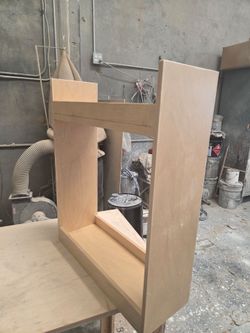 7.3/8" spice rack pull-out for an 8" cabinet opening.