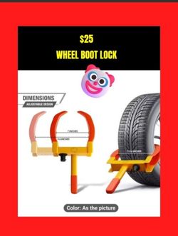 Adjustable Wheel Boot Lock