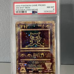 2000 POKEMON GAME MOVIE ANCIENT MEW POKEMON 2000 MOVIE 8 NM