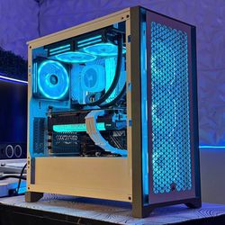 High End FAST White & Black Gaming PC
