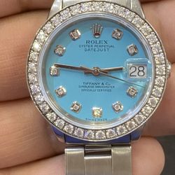 Rolex Diamond 34mm Stainless Datejust Full Set Gold Watches Tiffany Supreme Jesus Piece Jacob And Co Patek Gold Silver 14k Chain Cuban 