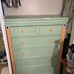 funky dresser sturdy solid wood vintage