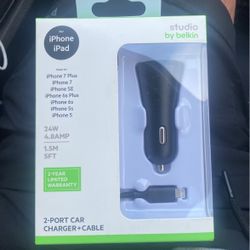 Apple Iphone Charger For Car (brand New)