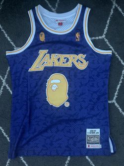 Bape Purple Lakers Jersey
