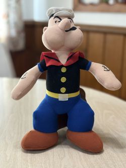 Vintage Popeye the Sailor Man Plush Doll – Play by Play (1990s)