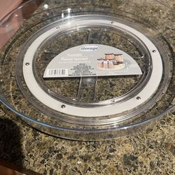 brand New Acrylic Looking Turntable Great For A Pantry Or A Countertop For Your Spices, Etc., Or To Put Under Your Sink For Makeup Cleaning Supplies