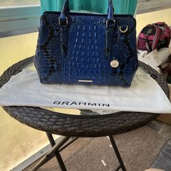 NEW Brahmin royal blue ombré bag