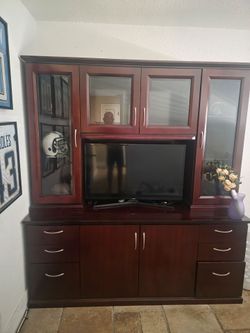 Entertainment center,  credenza