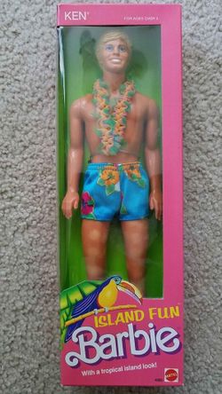 Island Fun Ken Barbie 1987