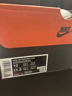 Nike diamond turf Sz10