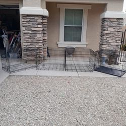 Large Metal Wire Pet Dog Kennel Crates 4 Available $25-$45 Each 