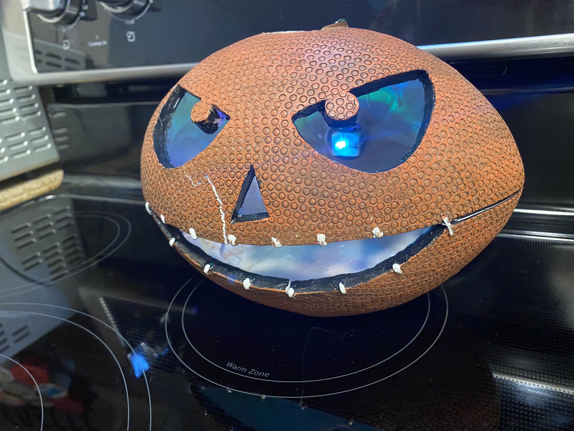 Light up football Halloween spooky scary decoration decor