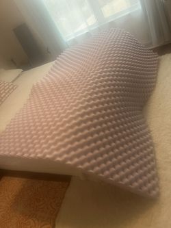 Queen Memory Foam Mattress Pad Topper