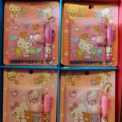Hello Kitty Mini Notebook With Pen Set $3 Each