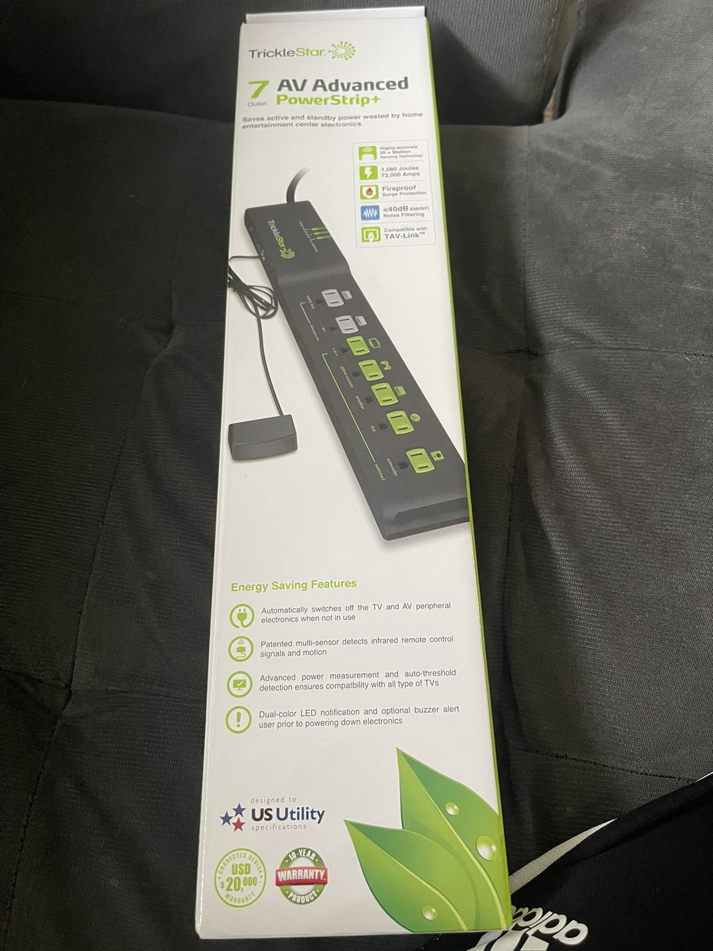 Trickle Start 7+ Av Power strip New