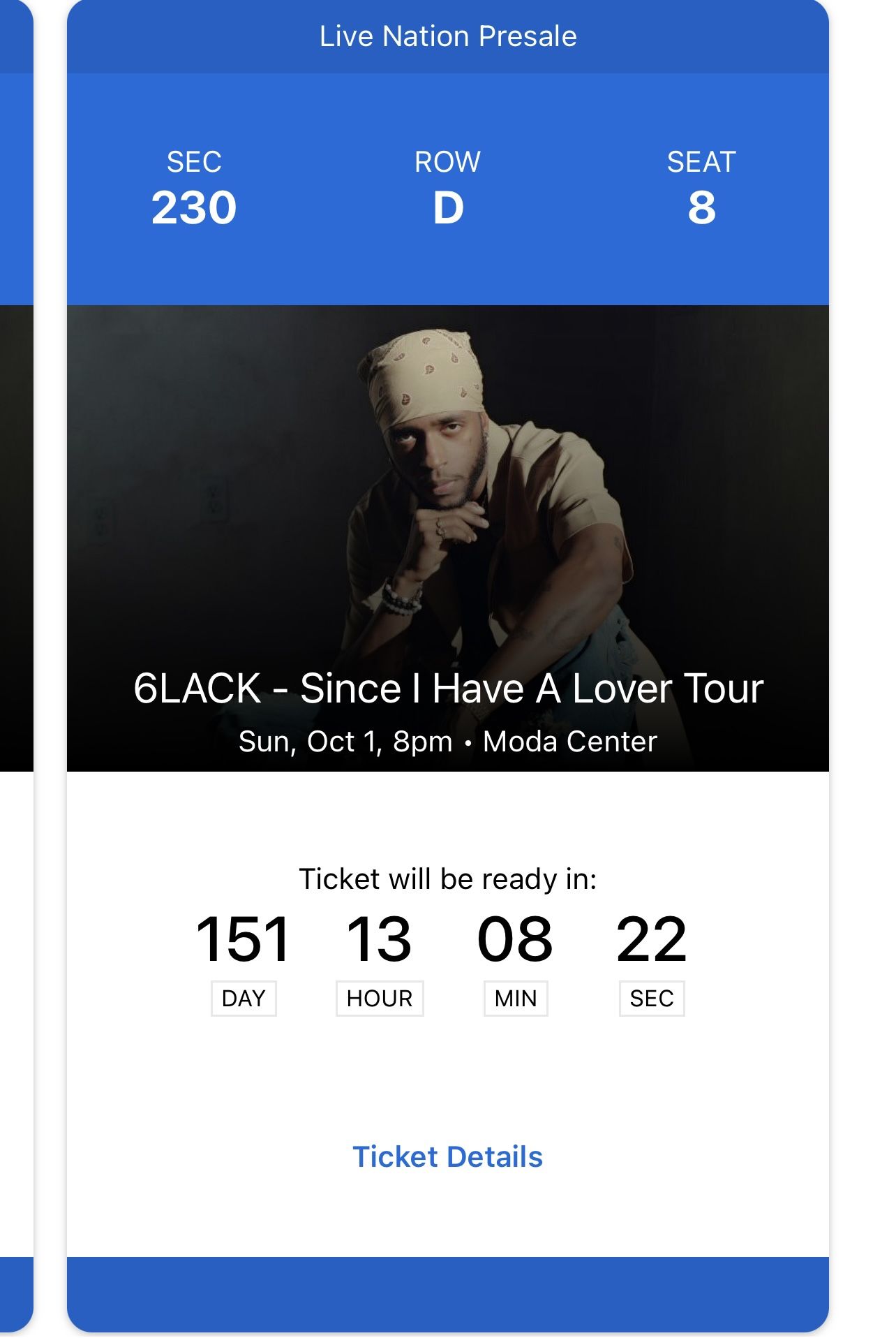 6lack Concert Oct. 1st, 23