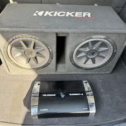 Kicker 12 Loaded Enclosure