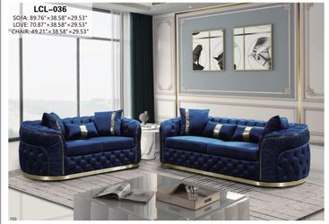 2 PC SOFA AND LOVESEAT NEW IN BOX