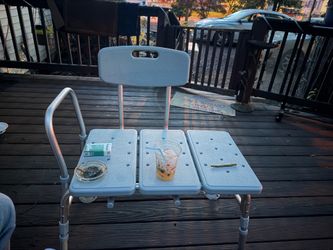 Extra wide shower chair