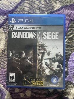 PS4 Rainbow Six Siege 