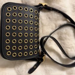 Coach Glovetanned Leather Eyelet Crossbody Bag