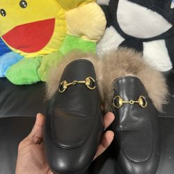 Gucci Princetown leather flats - LIGHTLY USED SIZE 43