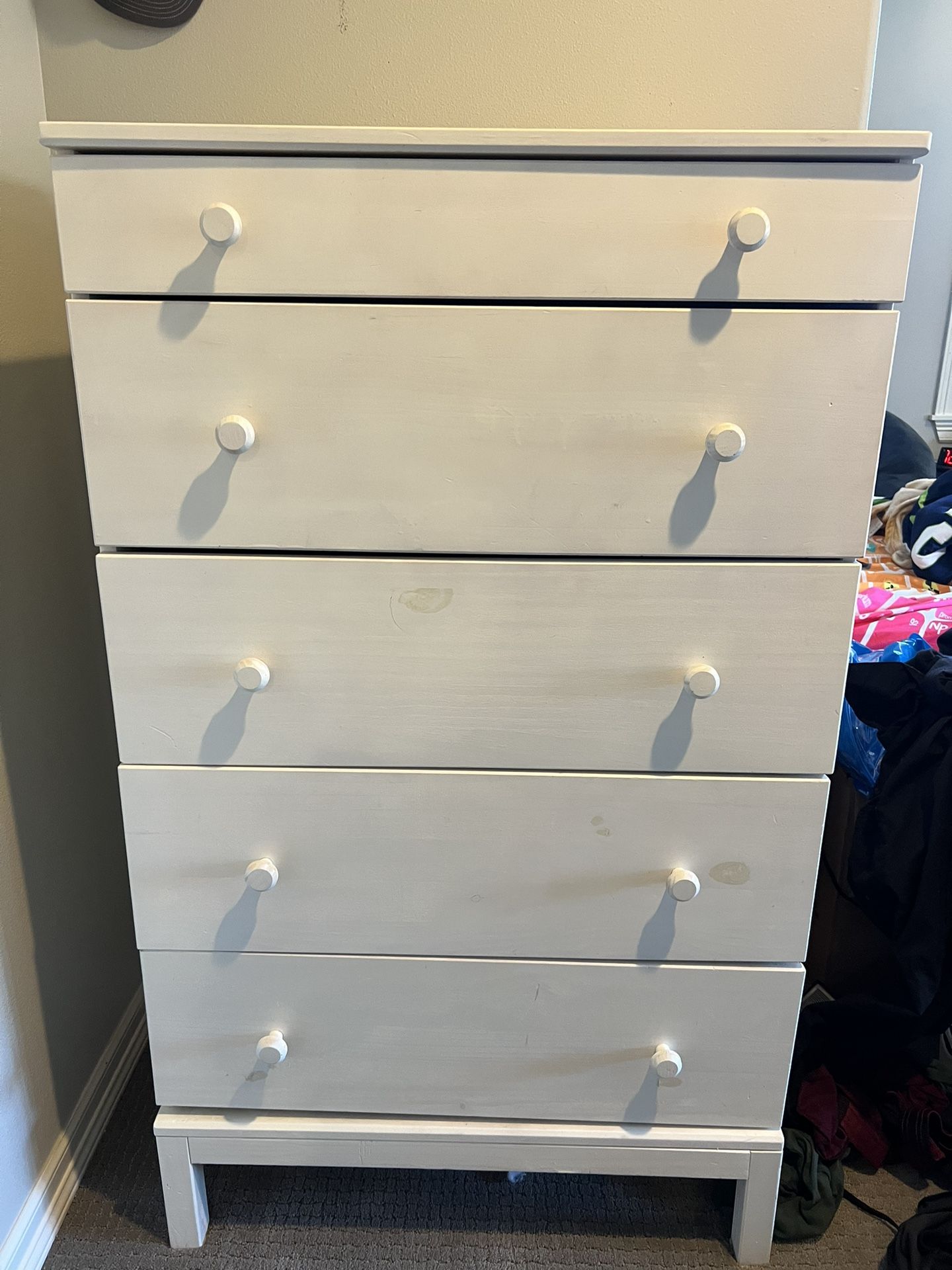 White IKEA Dresser 