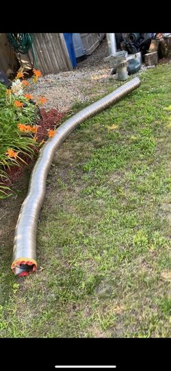 Flexible stainless steal chimney pipe