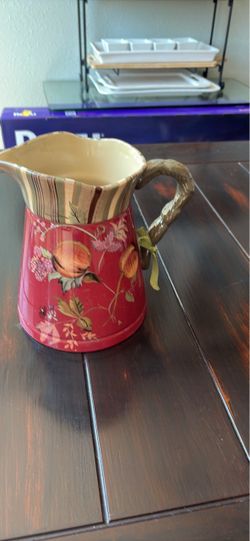 Ceramic pitcher. Beautiful!