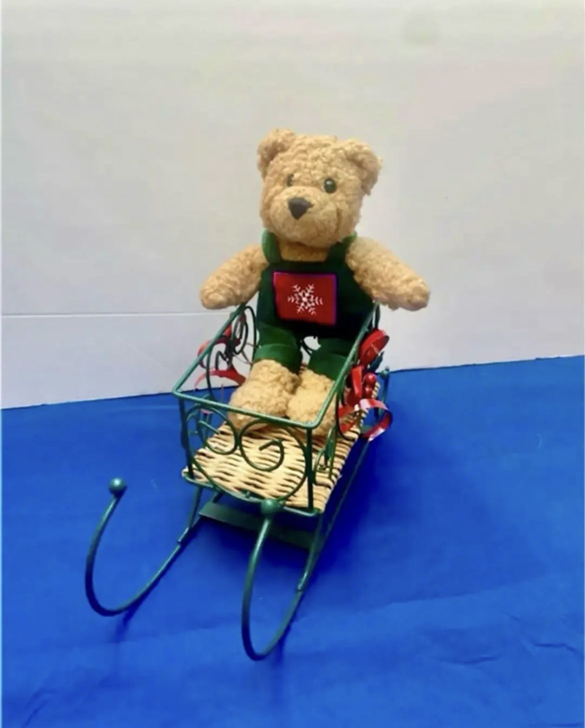 Christmas Teddy Bear/Santa's Sleigh