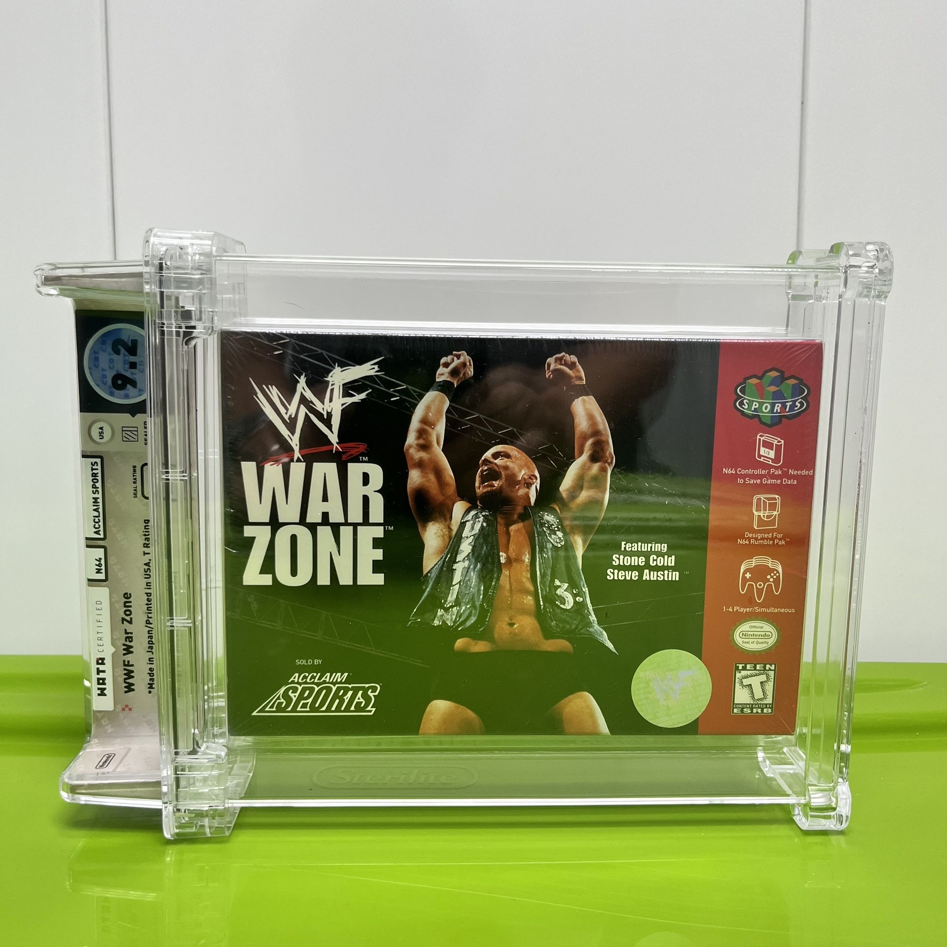WATA Graded Wrestling Games N64 PlayStation