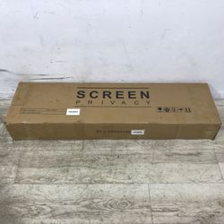 Lumioca White Galvanized Sheet Outdoor Private Screen Decorative Art Panel  W 46.8 in. x H 71.37 in.