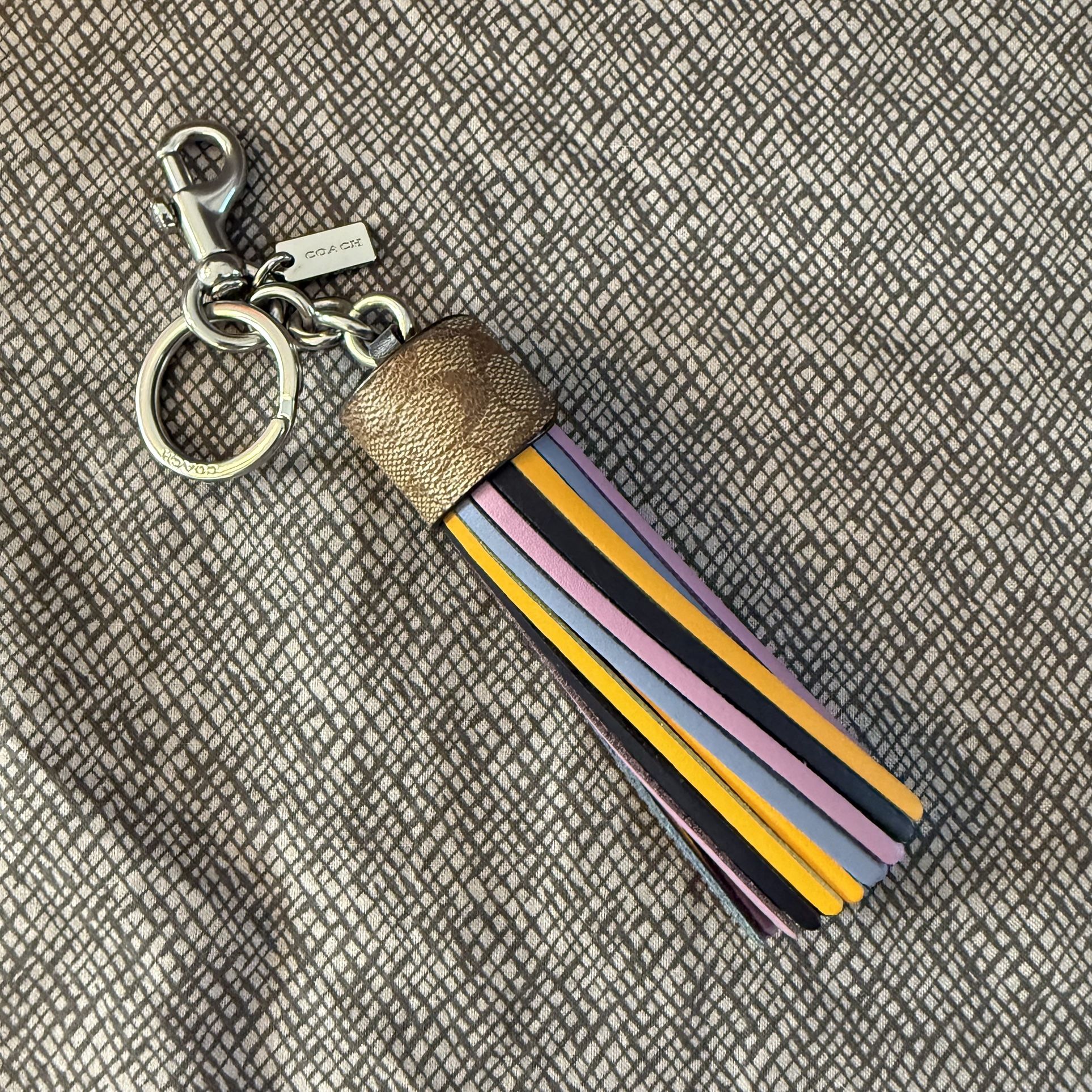 Coach Multicolor Tassel Bag Charm