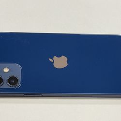 Excellent UNLOCKED IPhone 12 64GB Works With ANY COMPANY.   Has glass screen protector already installed.   Comes with charger and cable.      460 cas