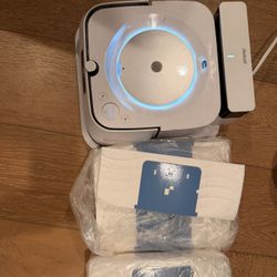 iRobot Braava Jet M6 (6110) Ultimate Robot Mop- Wi-Fi Connected, Precision Jet Spray, Smart Mapping, Works with Alexa, Ideal for Multiple Rooms, Recha