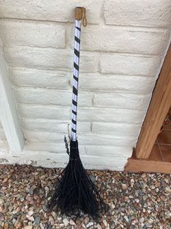Halloween witches broom