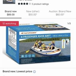 Boat Inflable River 4 Person