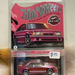 Hot Wheels Rlc Pink Mustang Cobra