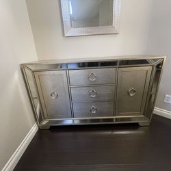 Z Gallerie Mirrored Sideboard / Buffet