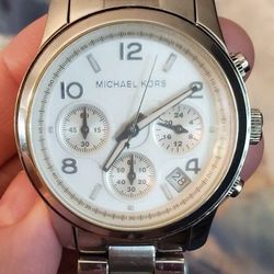 $120 OBO Michael Kors, Stainless Steel Women's Watch . EUC!